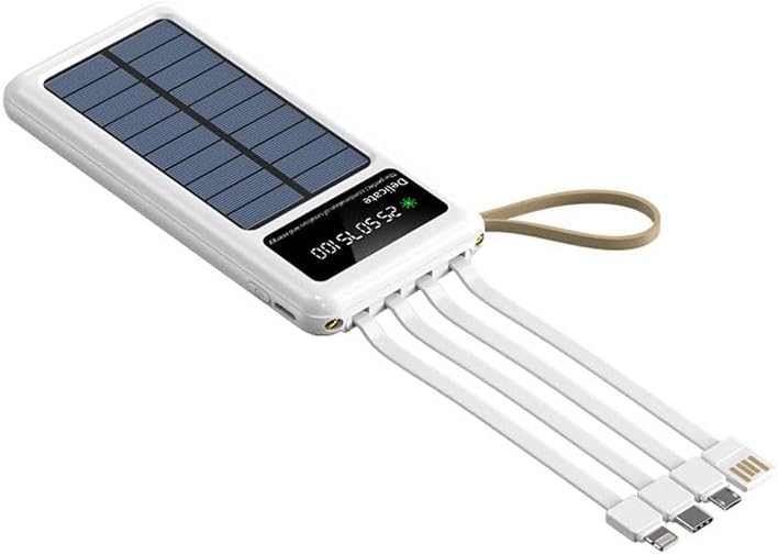Solar Powered Power Bank 20000Ah with LED