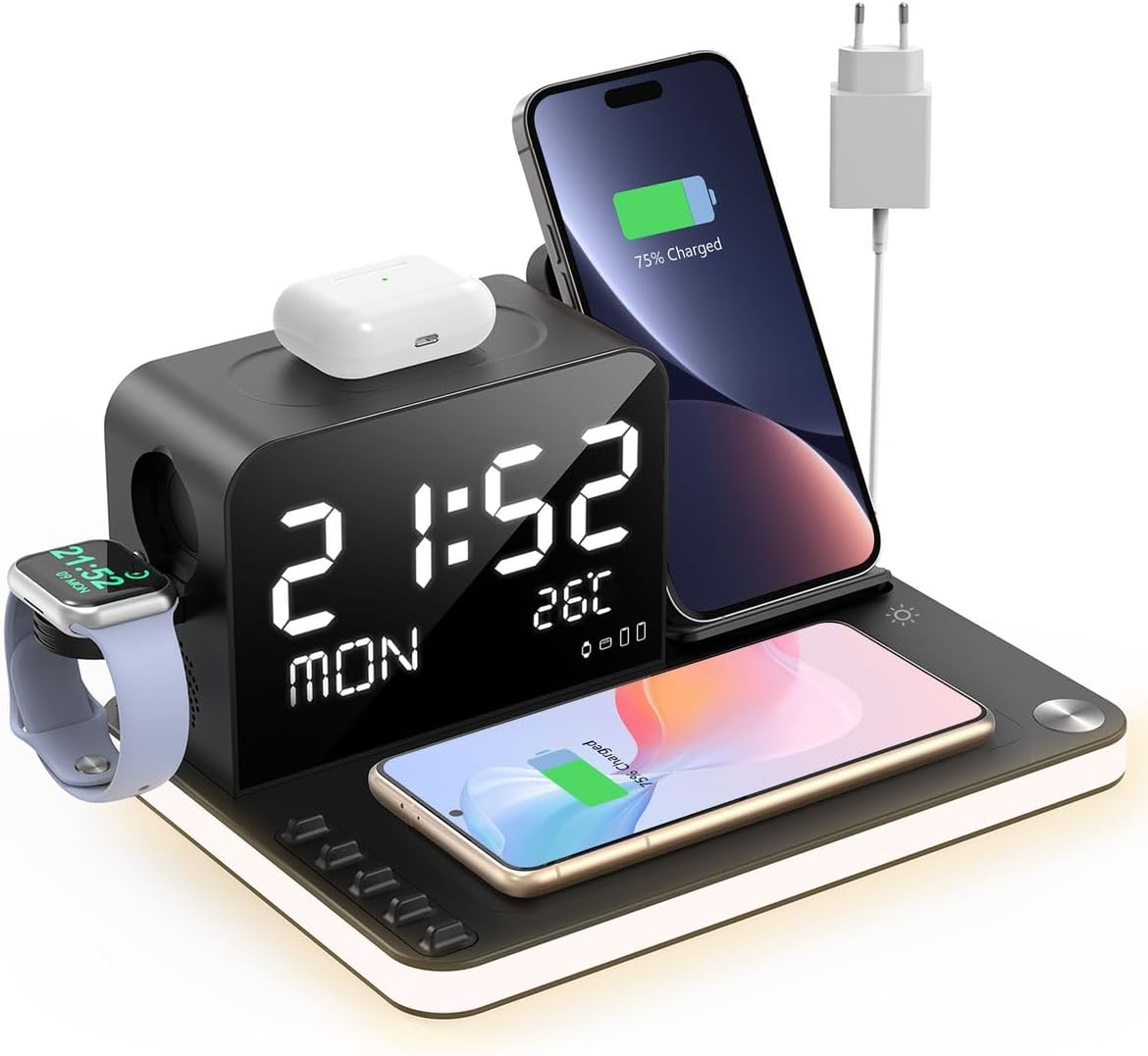 BezosMax 7 in 1 Wireless Charging Station
