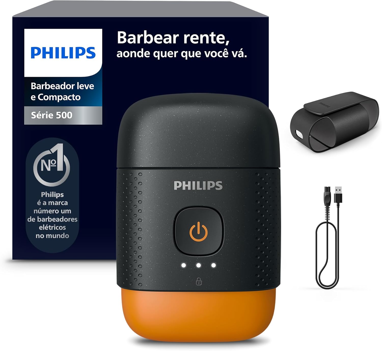 Philip Shaver 500 Series,Electric Compact Travel Shaver
